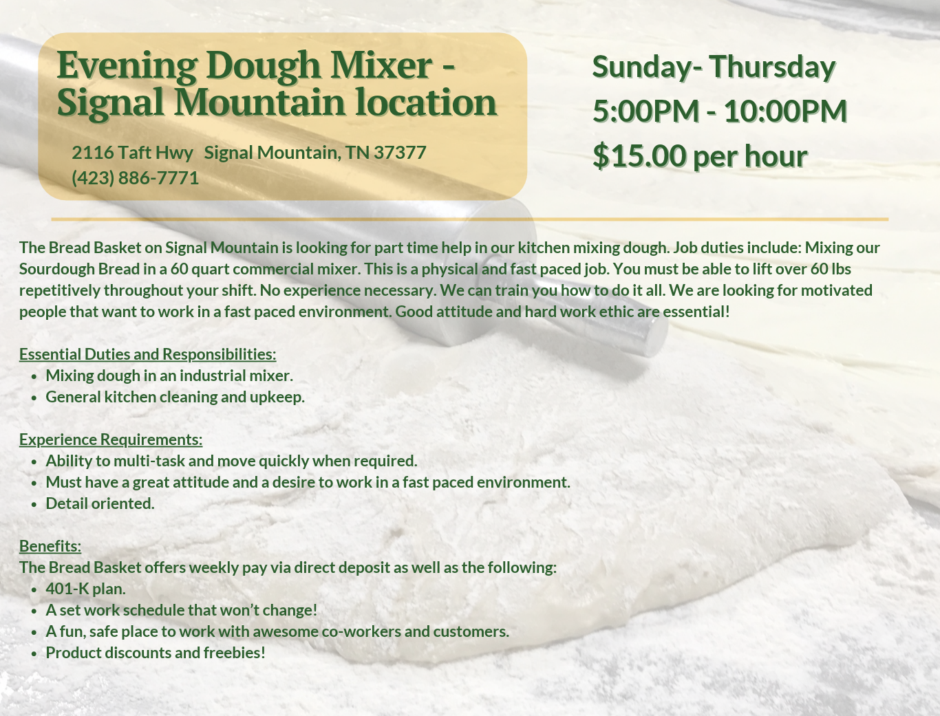 Dough Mixer
